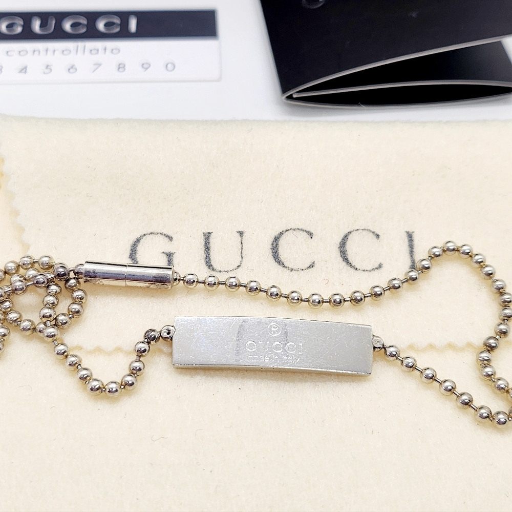 Gucci Sterling Silver Wrap Bracelet with Box - Picture 2 of 6
